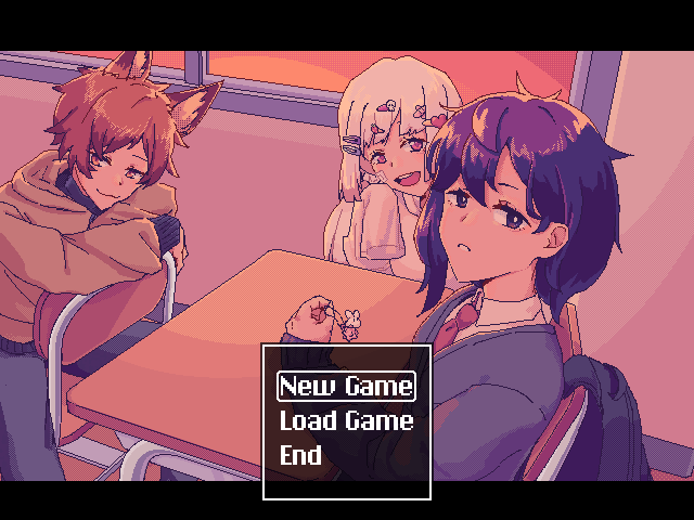 Independent study unit – Mock title screen for an RPGMaker game. [project info]